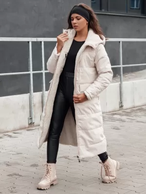 Зимно палто DSTREET GLAMPUFF БЕЖОВО