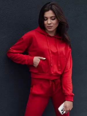 Дамска суитчър DSTREET TRENDHOOD ЧЕРВЕНО