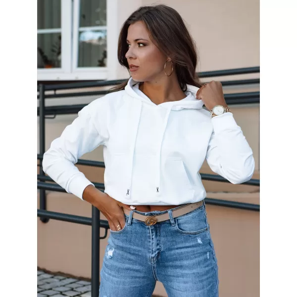  Дамска суитчър DSTREET TRENDHOOD BY1310 БЯЛ 