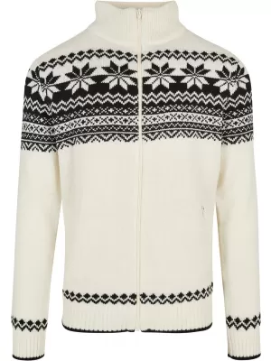 Мъжки суичър BRANDIT CARDIGAN NORWEGER BD5030 БЯЛ