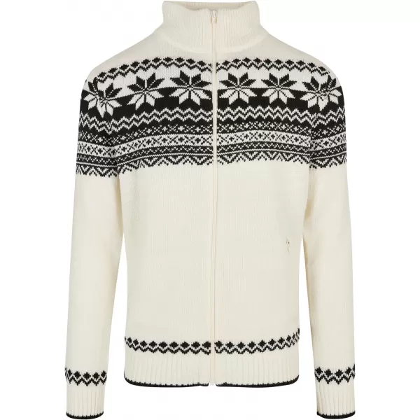  Мъжки суичър BRANDIT CARDIGAN NORWEGER BD5030 БЯЛ 