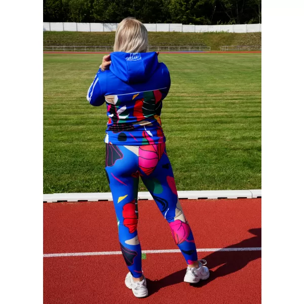  Дамски първокласен функционален суичър ALTISPORT VOJ/ALW042MI01 СИНЬО 