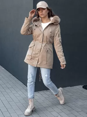 Дамско яке DSTREET ERISS БЕЖОВО