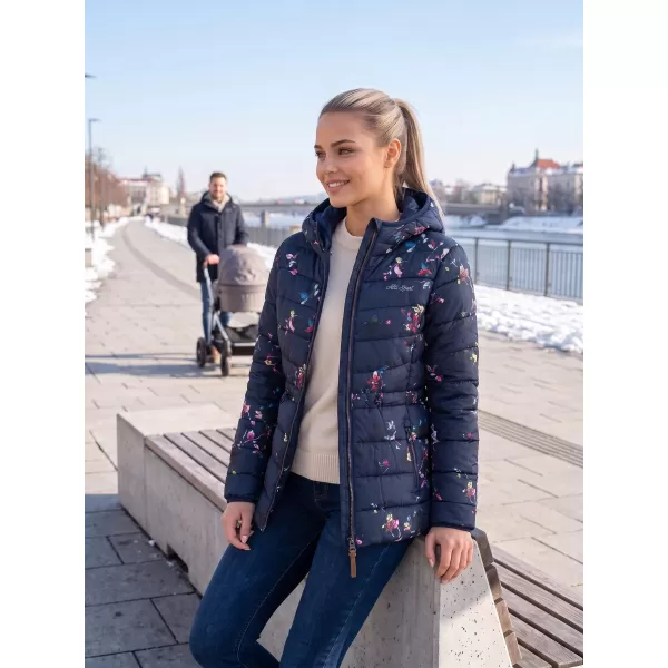  Дамско яке ALTISPORT DARCIA ТЪМНО СИНЬО 