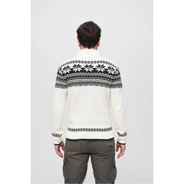  Мъжки суичър BRANDIT CARDIGAN NORWEGER BD5030 БЯЛ 