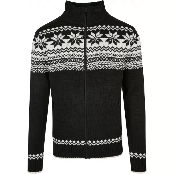  Мъжки суичър BRANDIT CARDIGAN NORWEGER BD5030 ЧЕРНО 