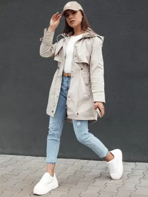 Дамско яке DSTREET FASHLOVE TY4393 СВЕТЛО СИВО