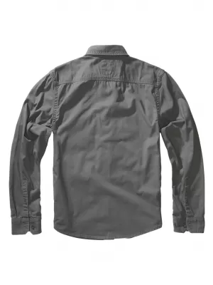 Риза BRANDIT VINTAGE BD9373 СИВО ВЪГЛЕН