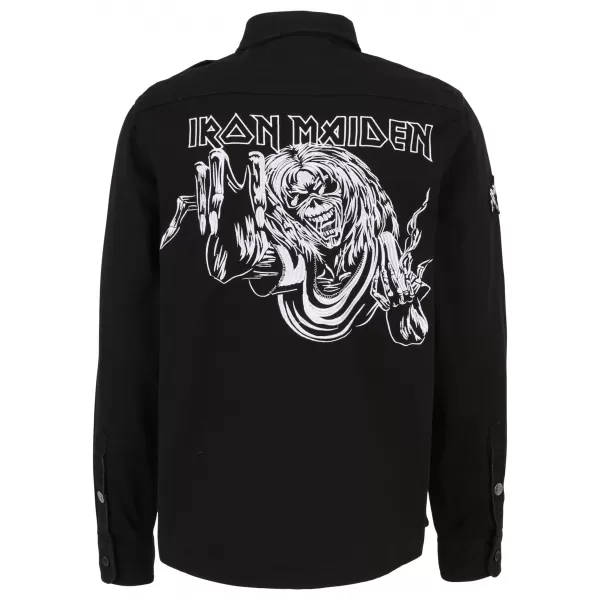  Мъжка риза BRANDIT IRON MAIDEN BD61044 ЧЕРЕН 