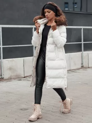 Зимно палто DSTREET STYLEBELLA БЯЛ