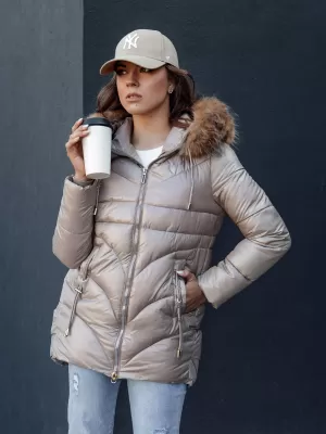 Дамско яке DSTREET WINTERCHIC КАРАМЕЛ