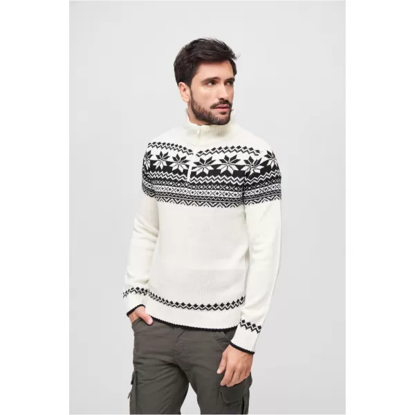  Мъжки суичър BRANDIT TROYER NORWEGER BD5029 БЯЛ 