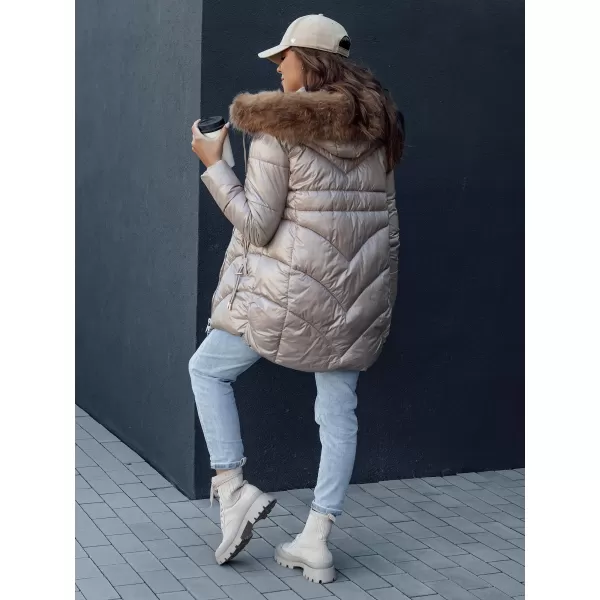  Дамско яке DSTREET WINTERCHIC КАРАМЕЛ 