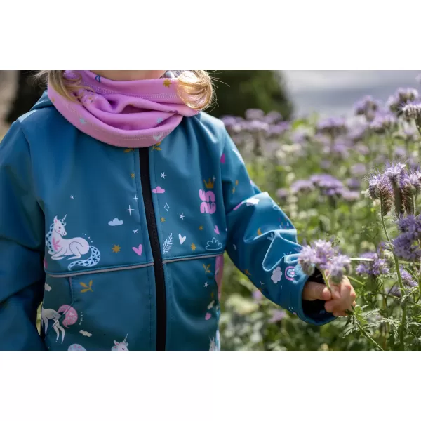  Бебешкото яке Softshell WAMU JEDNOROŽCI СИНЬО 