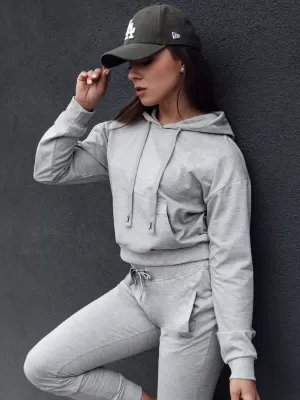 Дамска суитчър DSTREET TRENDHOOD СВЕТЛО СИВО