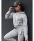 Дамска суитчър DSTREET TRENDHOOD СВЕТЛО СИВО