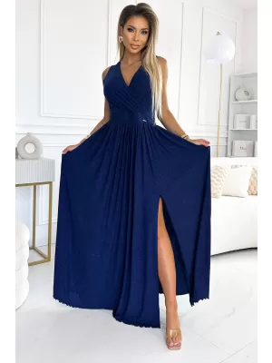 Рокля NUMOCO JUSTINE 362-9 ТЪМНО СИНЬО