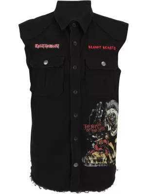 Мъжка риза BRANDIT IRON MAIDEN BD61043 ЧЕРЕН