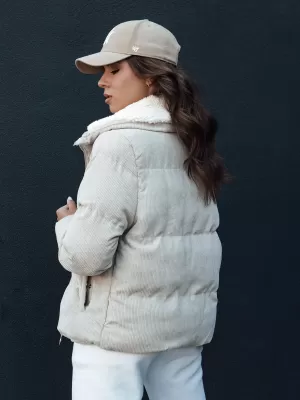 Женско яке DSTREET TRENDYGLAM TY4358 БЕЖОВО