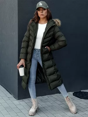 Палто DSTREET LUXWARM ТЪМНО ЗЕЛЕНО