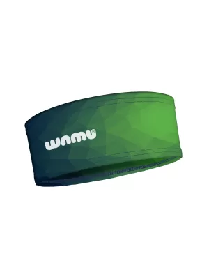 Детска спортна лента за глава WAMU MOZAIKA ЗЕЛЕНО