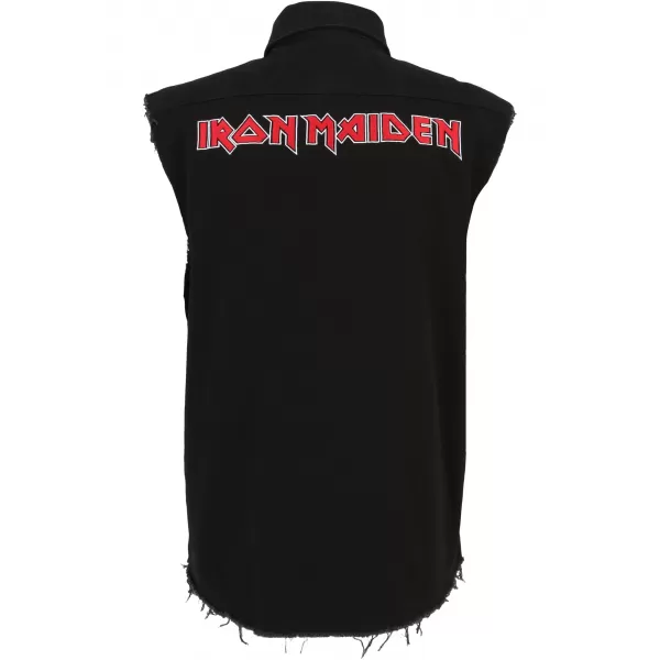  Мъжка риза BRANDIT IRON MAIDEN BD61043 ЧЕРЕН 