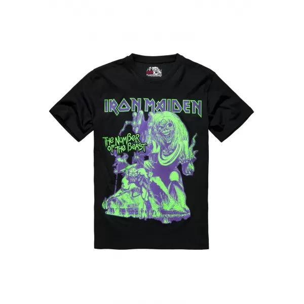  Мъжка тениска BRANDIT IRON MAIDEN BD61050 ЧЕРЕН 