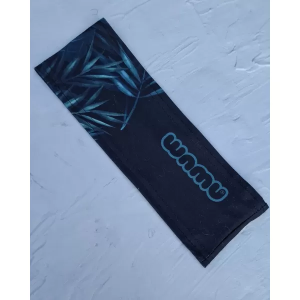  Детска спортна лента за глава MONSTERA BLACK WAMU 