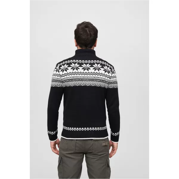  Мъжки суичър BRANDIT CARDIGAN NORWEGER BD5030 ЧЕРНО 