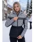 Дамско зимно яке ALTISPORT DEBORA ЧЕРНО/БЯЛО