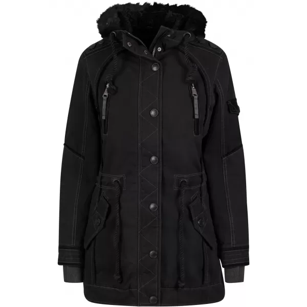  Дамска парка BRANDIT BD33122 ЧЕРЕН 