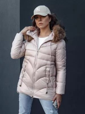Дамско яке DSTREET WINTERCHIC РОЗОВО