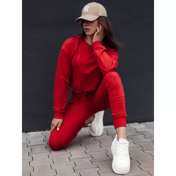  Дамска суитчър DSTREET CASUALVIBE ТЪМНО ЧЕРВЕНО 