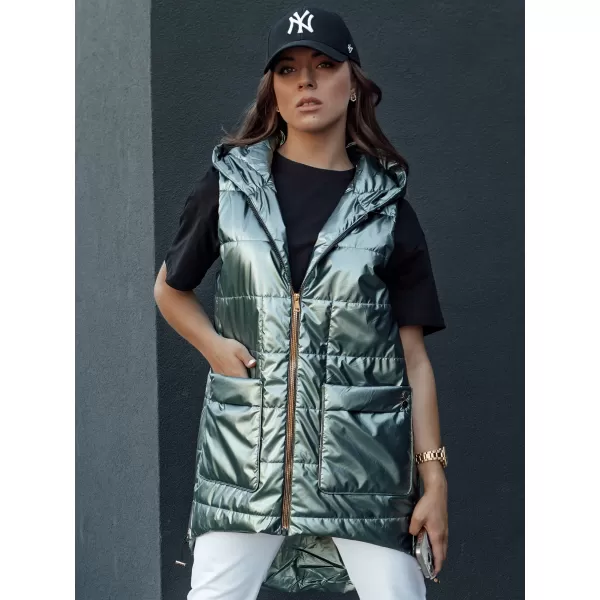  Жилетка DSTREET JESS TY4454 ЗЕЛЕНО 