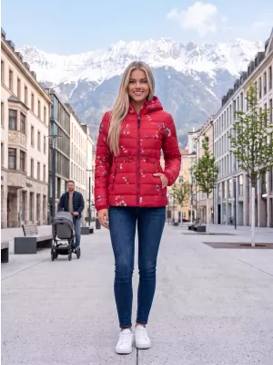 Дамско яке ALTISPORT DARCIA ЧЕРВЕНО
