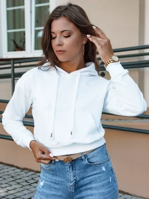 Дамска суитчър DSTREET TRENDHOOD BY1310 БЯЛ