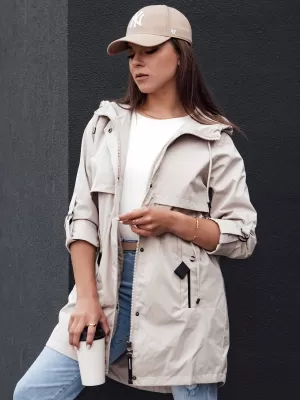 Дамско яке DSTREET STYLE QUEEN TY4394 СВЕТЛО СИВО