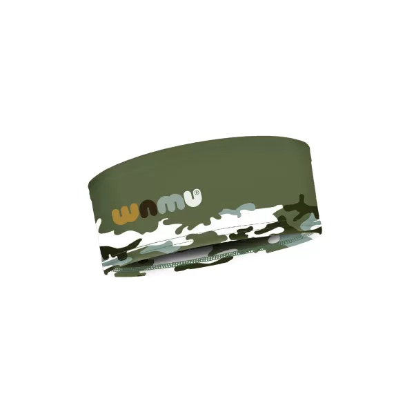 Детска спортна лента за глава CAMOUFLAGE KHAKI WAMU 