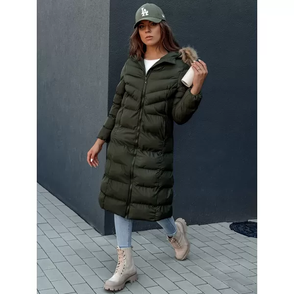  Палто DSTREET LUXWARM ТЪМНО ЗЕЛЕНО 