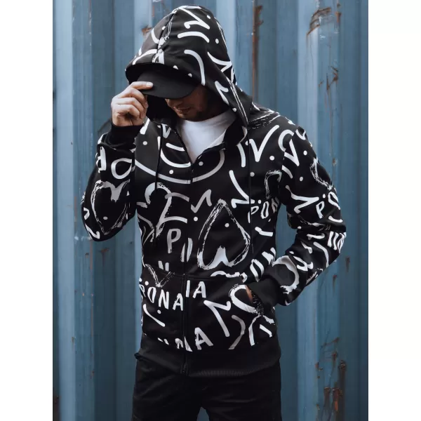  Мъжки суичър DSTREET BX5809 ЧЕРНО 