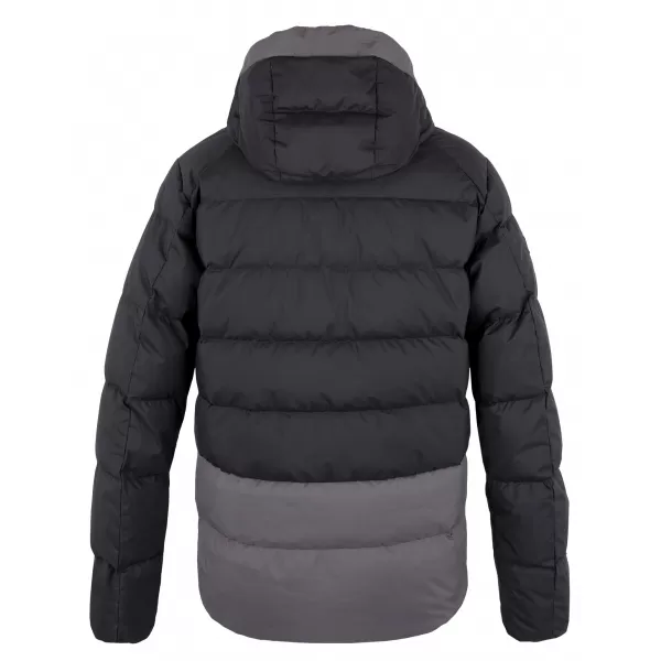  Мъжко пухено яке HUSKY DURRA M ЧЕРЕН/СИВ 