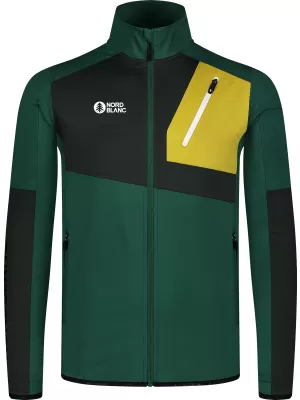 Мъжки суичър powerfleece NORDBLANC RIVER ЗЕЛЕНО