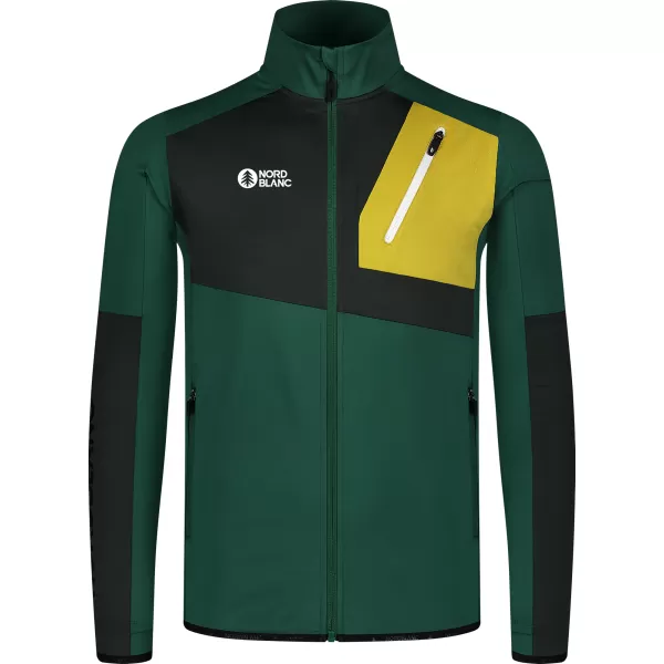  Мъжки суичър powerfleece NORDBLANC RIVER ЗЕЛЕНО 
