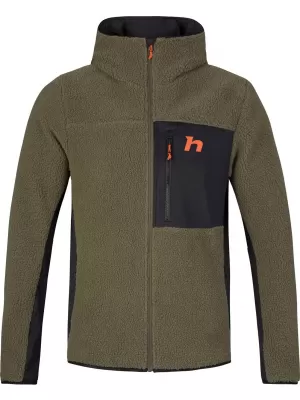 Мъжки суичър HANNAH KODIAK HOODY БРЪШЛЯНОВО ЗЕЛЕНО/АНТРАЦИТ