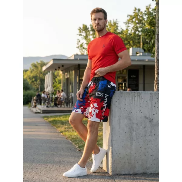  Мъжки премиум функционални шорти без джобове ALTISPORT VOJ/ALM036KRA02 ПЕТНА 