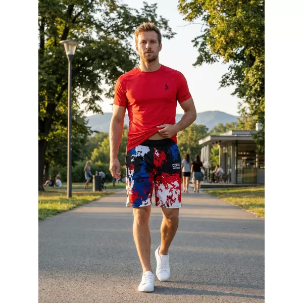  Мъжки премиум функционални шорти без джобове ALTISPORT VOJ/ALM036KRA02 ПЕТНА 