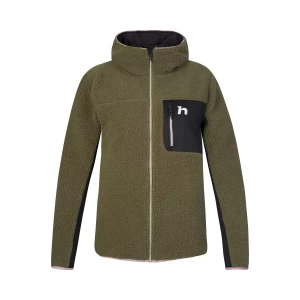  Дамски суичър HANNAH KOALA HOODY БРЪШЛЯНОВО ЗЕЛЕНО/АНТРАЦИТ 