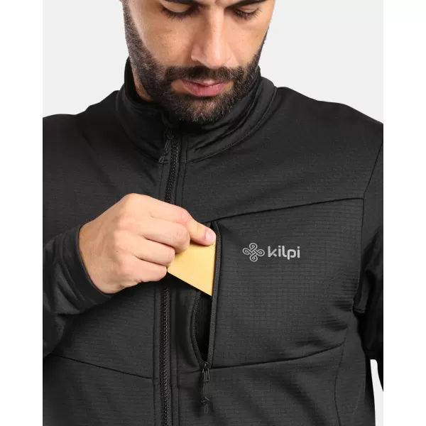 Мъжки еластичен суичър KILPI ERIN-M WM0208KI ЧЕРЕН 