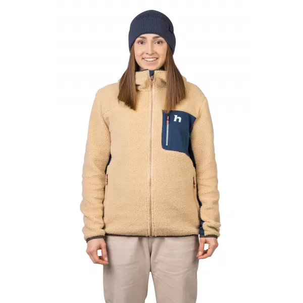  Дамски суичър HANNAH KOALA HOODY БЕЖОВО/СТРАТИФИЦИРАНО МОРЕ 