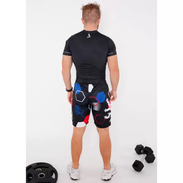  Мъжки премиум функционални шорти без джобове ALTISPORT VOJ/ALM036KRA02 ХЕКСА ЧЕРНО 